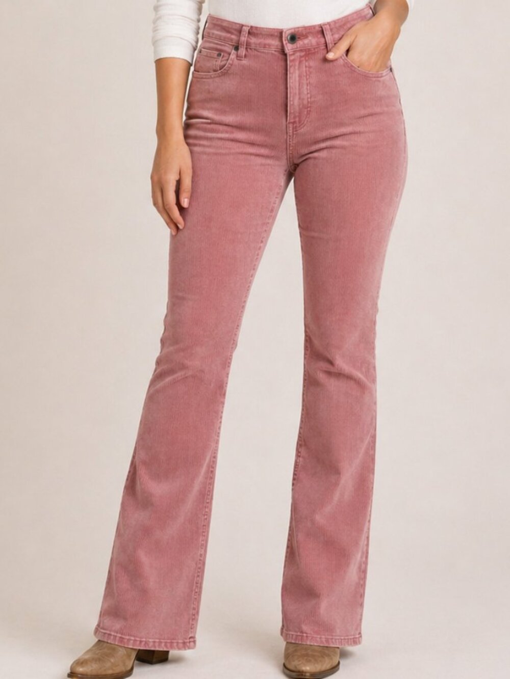LL Bean High Rise Bootcut Corduroy Pants